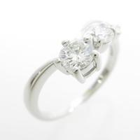 K18WG ダイヤモンドリング