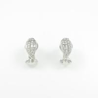 K14WG ダイヤモンドピアス