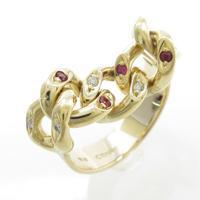 K18YG ルビーリング