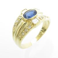 K18YG サファイヤリング