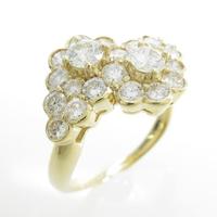 K18YG ダイヤモンドリング