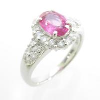 PT ピンクサファイヤリング