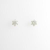 【リメイク】K18PG ダイヤモンドピアス 0．308ct・0．308ct・J?K・SI2・GOOD