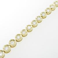 K18YG ダイヤモンドブレスレット10％引き