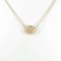 585YG ダイヤモンドネックレス