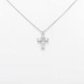ヴァンドーム クロス ダイヤモンドネックレス