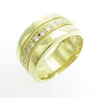 K18YG ダイヤモンドリング