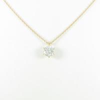 【リメイク】K18YG ダイヤモンドネックレス 0．642ct・H・SI2・GOOD20％引き