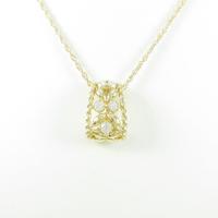 K18YG ダイヤモンドネックレス