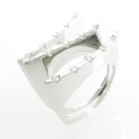 K18WG ダイヤモンドリング10％引き