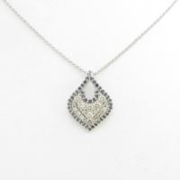 K18WG ダイヤモンドネックレス