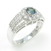 K18WG アレキサンドライトリング10％引き