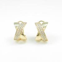 K18YG ダイヤモンドピアス