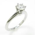ティファニー クラッシックソリティア リング 0．42ct・H・VS1・EXT