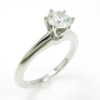 ティファニー クラッシックソリティア リング 0．42ct・H・VS1・EXT