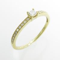 K18YG ダイヤモンドリング