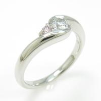 プラチナダイヤモンドリング 0．308ct・E・VS2・EXT