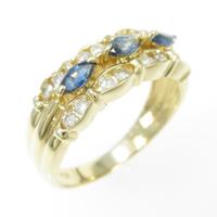 K18YG サファイヤリング