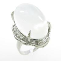 PT ムーンストーンキャッツアイリング