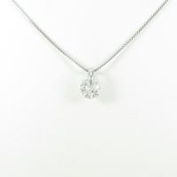 プラチナダイヤモンドネックレス 1．247ct・G・I1・FAIR