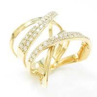 K18YG ダイヤモンドリング