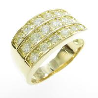 K18YG ダイヤモンドリング