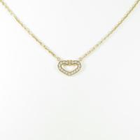 カルティエ Cハート ネックレス