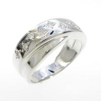 K18WG ダイヤモンドリング