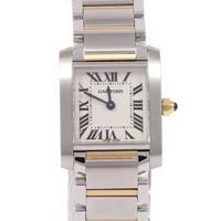 カルティエ W51007Q4 タンクフランセーズ コンビ SSxYG クォーツ