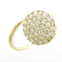 【リメイク】K18YG パヴェ ダイヤモンドリング