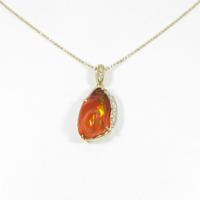 K18YG オパールネックレス