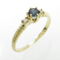 K18YG サファイヤリング