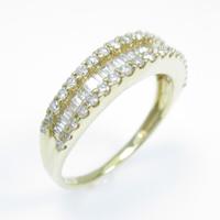 K18YG ダイヤモンドリング