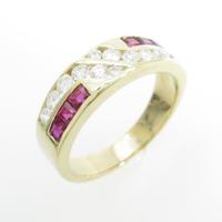 750YG ルビーリング