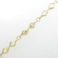 K18YG ダイヤモンドブレスレット