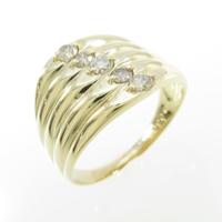 K18YG ダイヤモンドリング