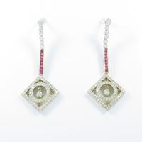 K18YG／K18WG ルビー ピアス10％引き