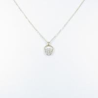 【リメイク】K18YG フラワー ダイヤモンドネックレス