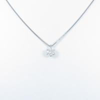 プラチナダイヤモンドネックレス 0．486ct・H・SI2・EXCELLENT H＆C