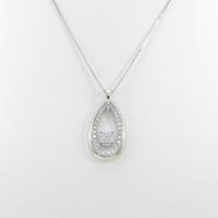 18KWG／K18WG ダイヤモンドネックレス20％引き