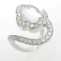 750WG フラワー シェルリング30％引き