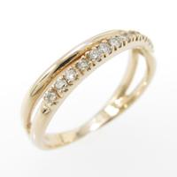 K18PG ダイヤモンドリング30％引き