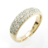 K18PG パヴェ ダイヤモンドリング