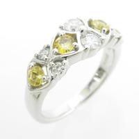 K18WG サファイヤリング