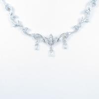 K18WG ダイヤモンドネックレス