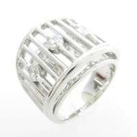 K18WG ダイヤモンドリング