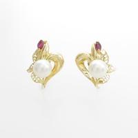 K18YG アコヤパールイヤリング10％引き