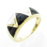 K18YG オニキスリング