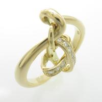 K18YG クロス ダイヤモンドリング20％引き