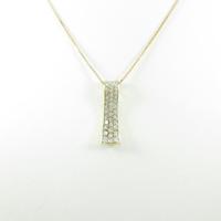 K18YG ダイヤモンドネックレス